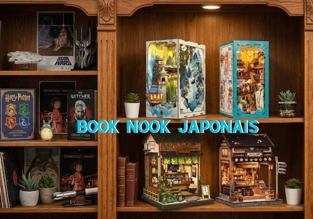 Book Nook Japonais : wabi-sabi, temples & sakura dans votre bibliothèque