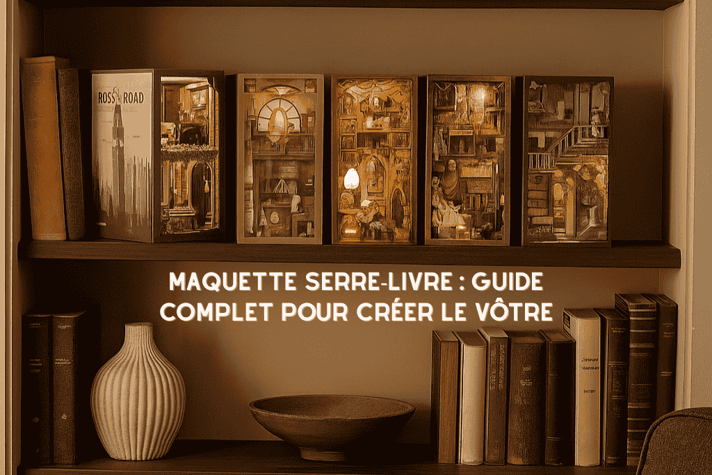 Maquette serre-livre : guide complet pour créer le vôtre