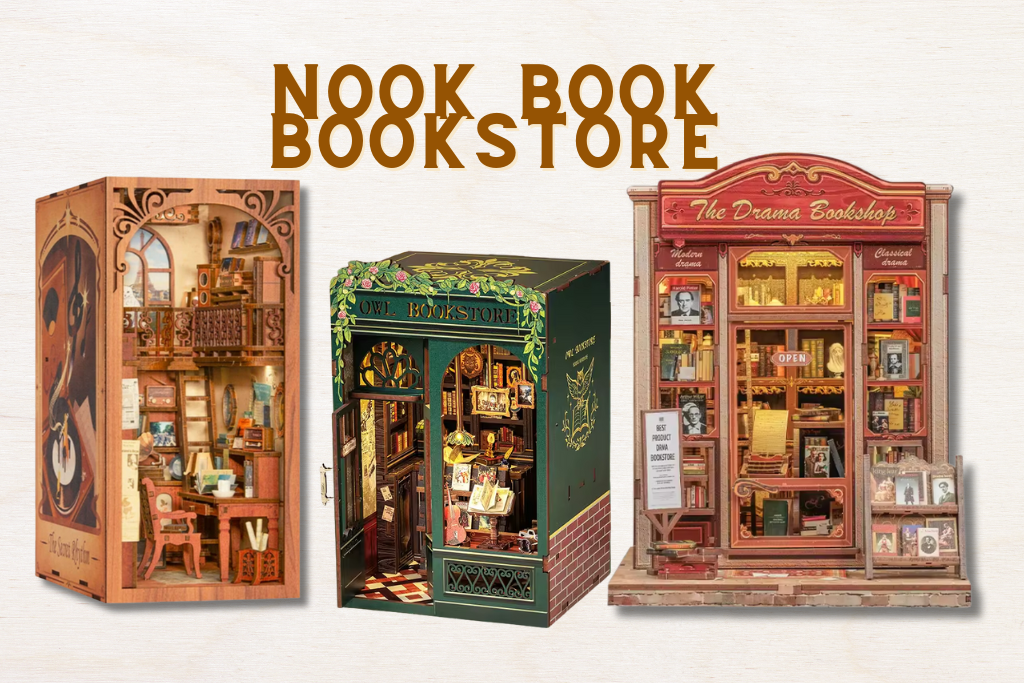 Nook Book Bookstore : Plongez dans l'univers miniature des librairies enchantées