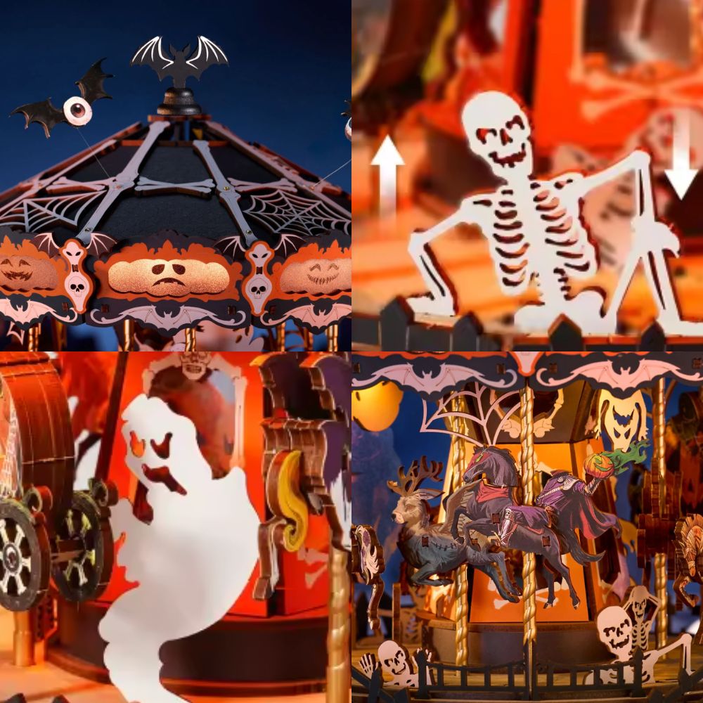 Puzzle 3d musique : Halloween