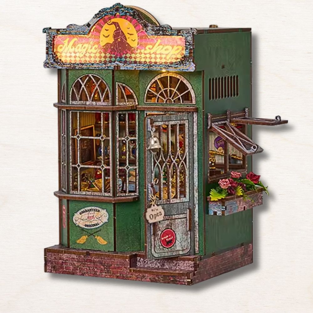 cadeau fan harry potter magic shop diagon alley inspiration alchimie potion miniature livre