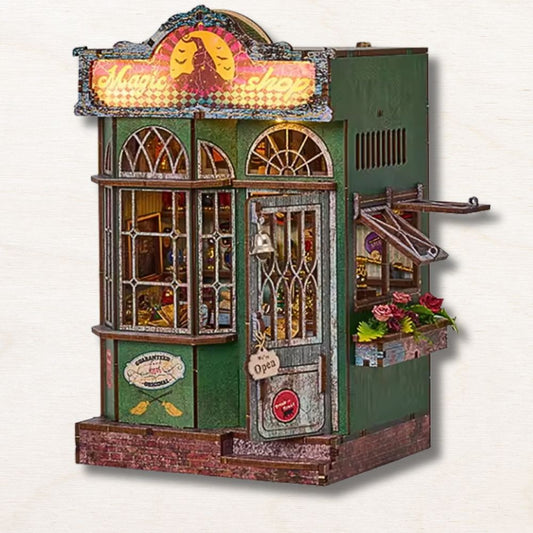cadeau fan harry potter magic shop diagon alley inspiration alchimie potion miniature livre
