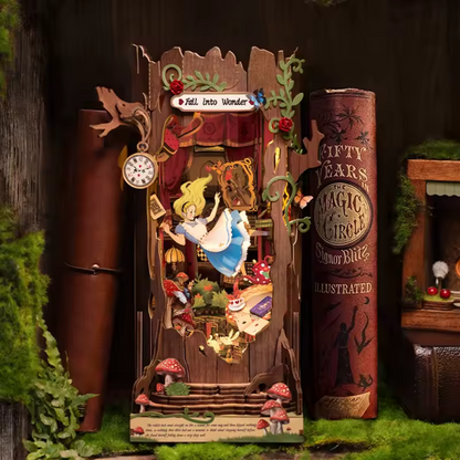 Book Nook - alice au pays des merveilles