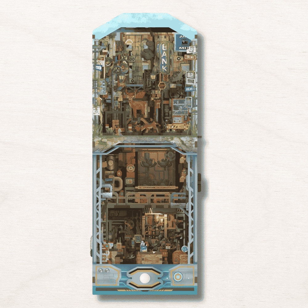 Book Nook Haven Zéro EcoCraft