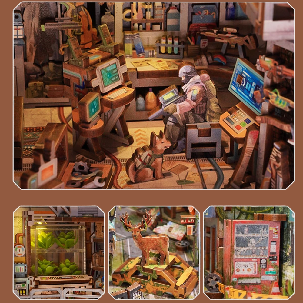 Book Nook Haven Zéro EcoCraft