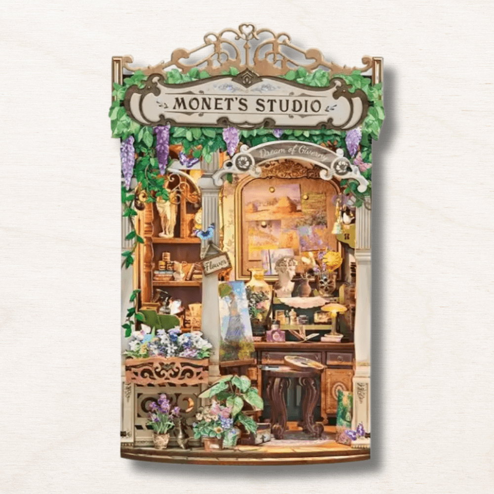 Book Nook : studio de Claude Monet EcoCraft