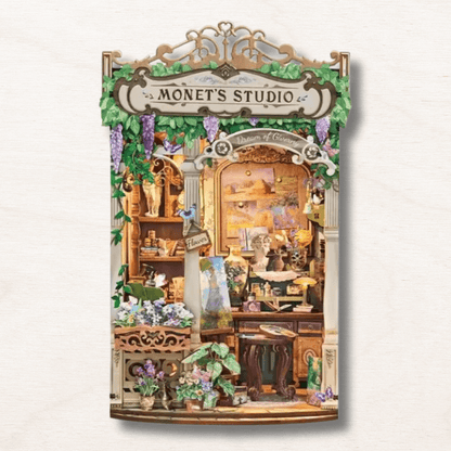 Book Nook : studio de Claude Monet EcoCraft