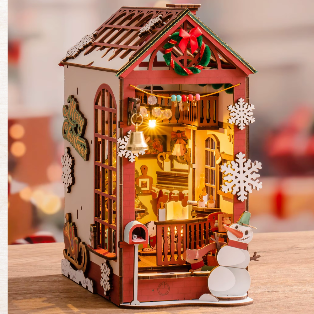 Book Nook Noel : Maison du père noel