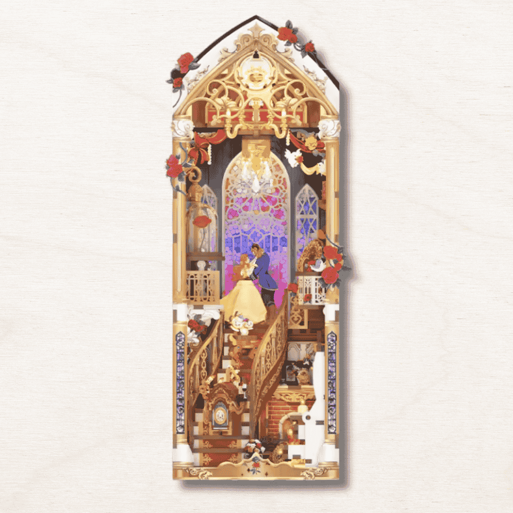 Book nook :  la belle et la bete EcoCraft