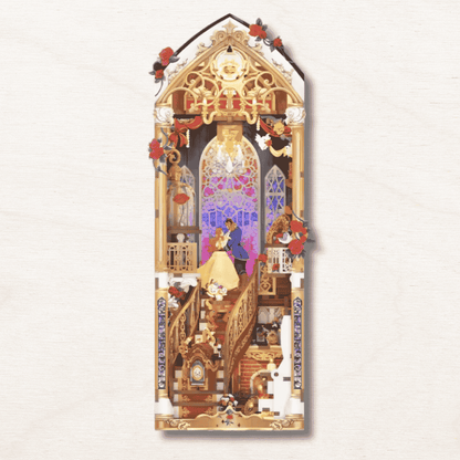 Book nook :  la belle et la bete EcoCraft