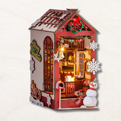 Book Nook Noel : Maison du père noel