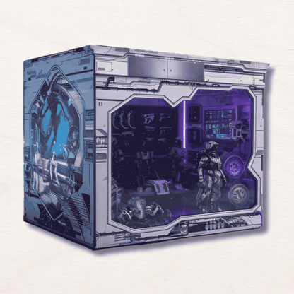 Book nook Station spatiale internationale EcoCraft
