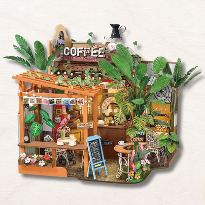 DIY Miniature House Leafree Café