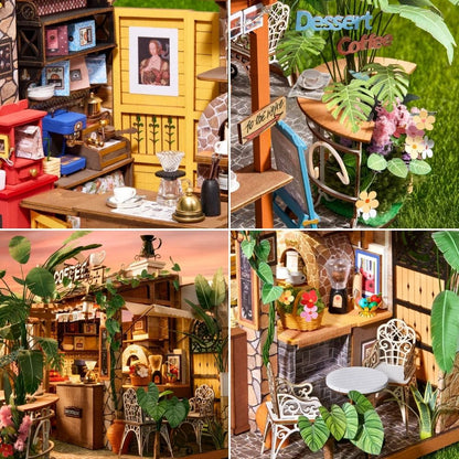 DIY Miniature House Leafree Café