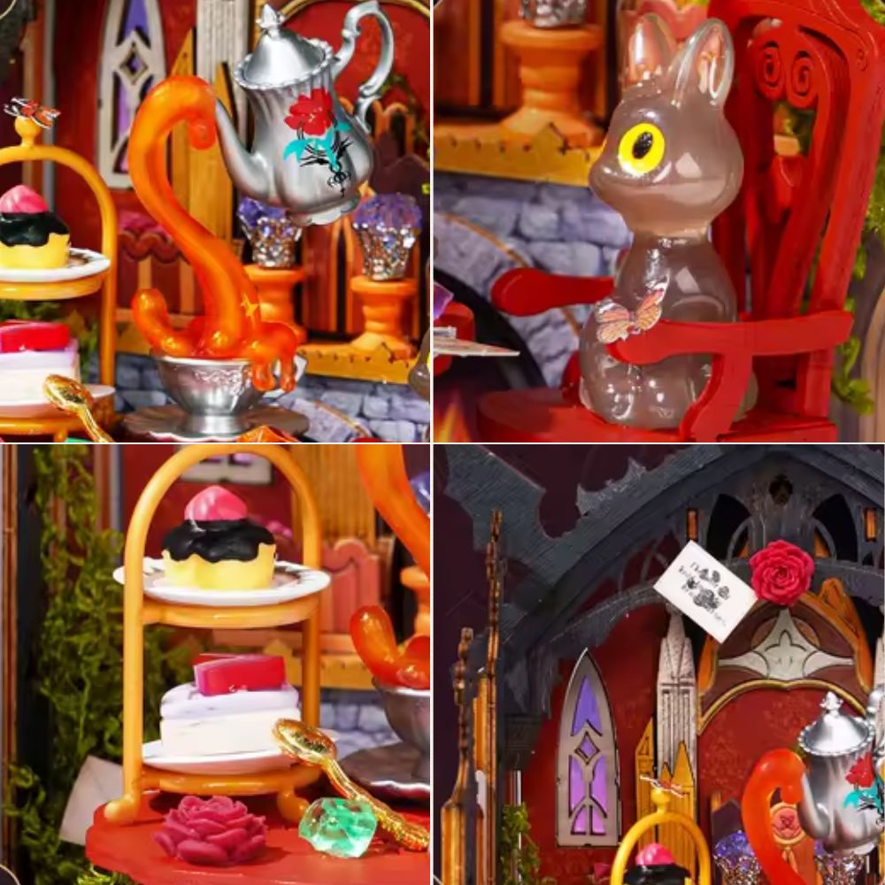 Maison Miniature Halloween : Rosa Salon