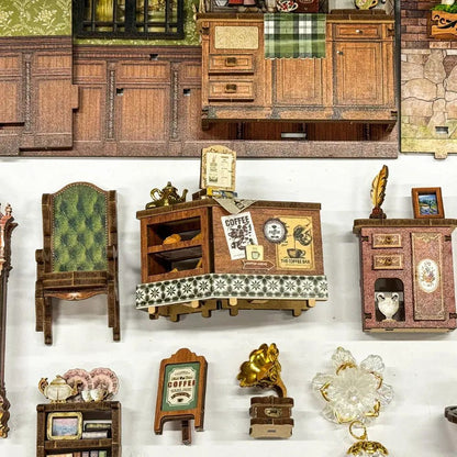 Floral Mark Café DIY Miniature Kit