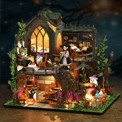 Maison Miniature Halloween : L'Antre de la Sorcière