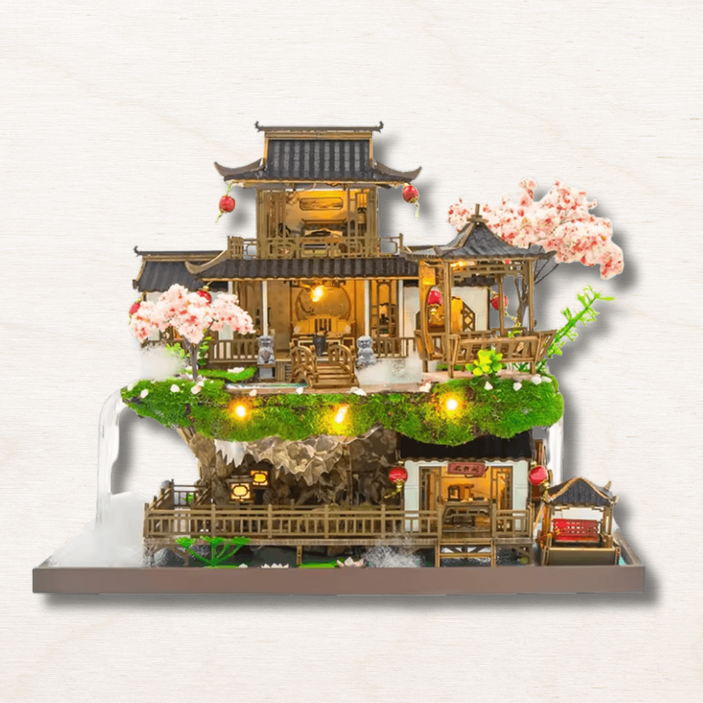 Maison miniature : jardin japonnais