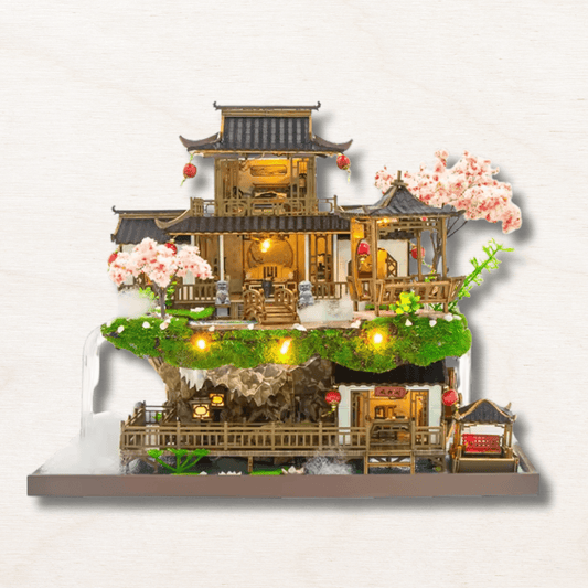 Maison miniature : jardin japonnais