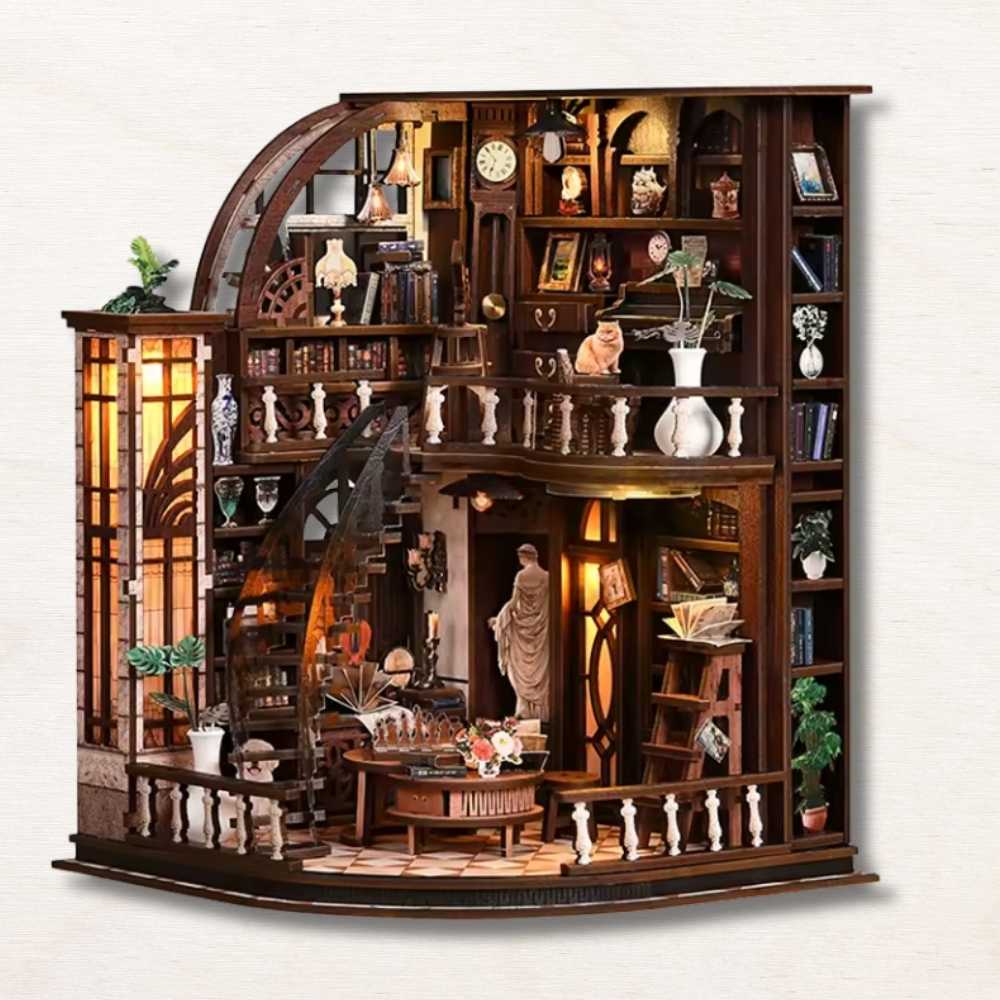 Maison Miniature : Bacchus Bookstore