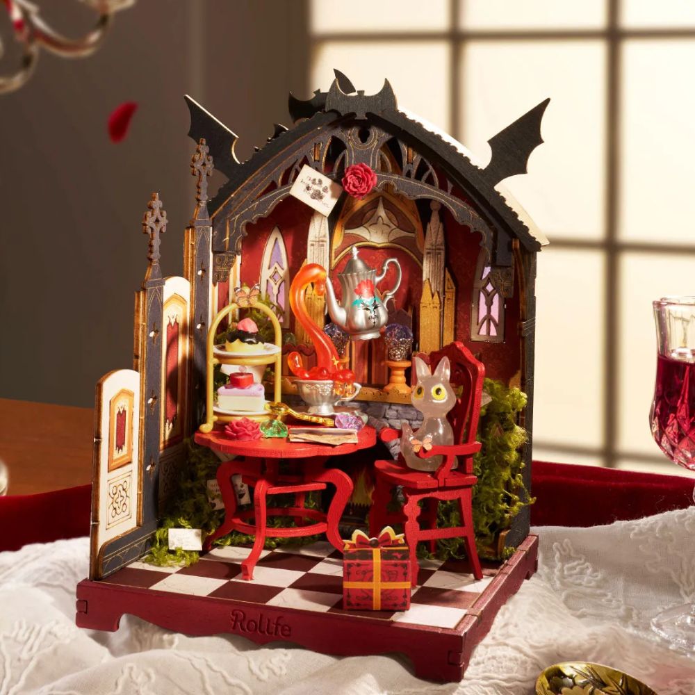 Maison Miniature Halloween : Rosa Salon