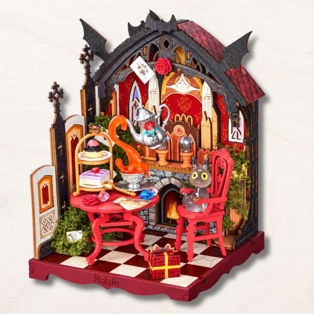 Maison Miniature Halloween : Rosa Salon
