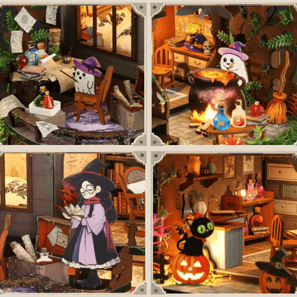 Maison Miniature Halloween : L'Antre de la Sorcière