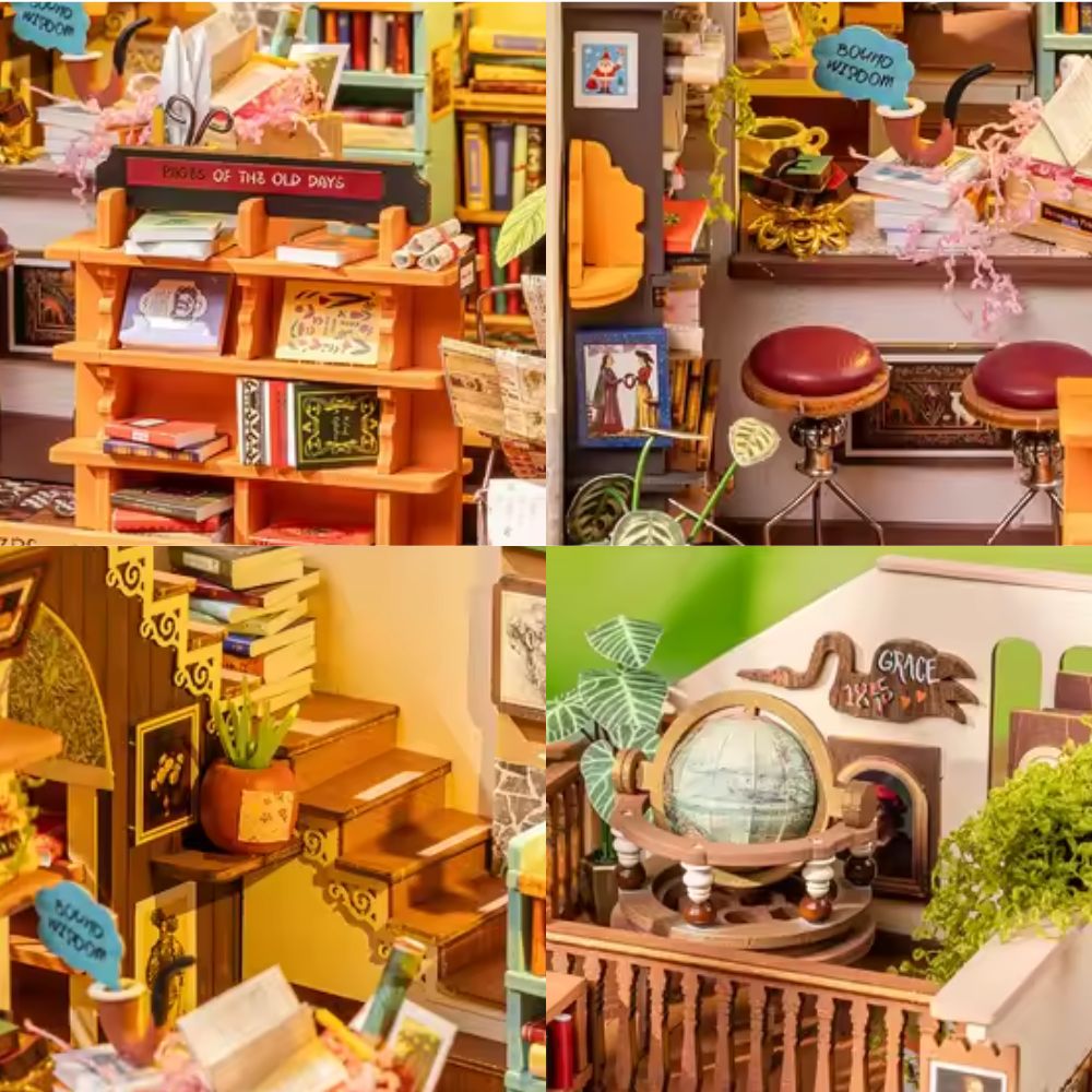 Puzzle 3d en bois : Pagestory Books
