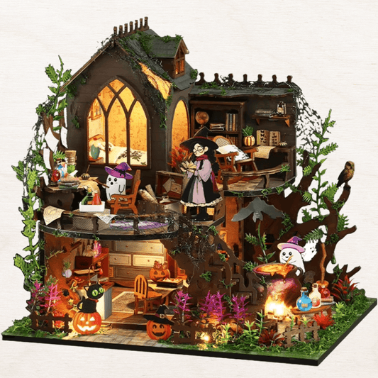 Maison Miniature Halloween : L'Antre de la Sorcière