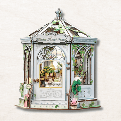 Maison Miniature : serre de Fleurs de Windsor EcoCraft