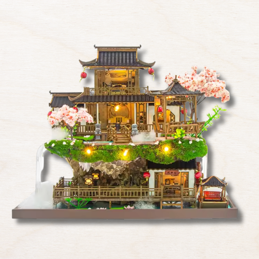 Maison miniature : jardin japonnais