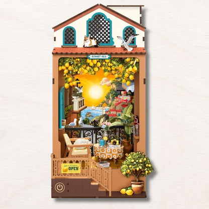 Maquette DIY Book Nook : Sunset Isle
