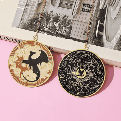 Marque-page en métal à motif de Dragon EcoCraft