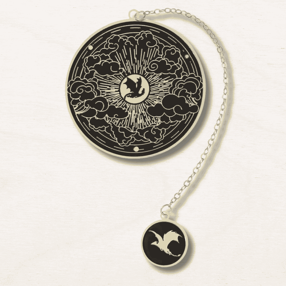 Marque-page en métal à motif de Dragon EcoCraft