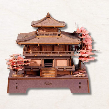 Puzzle 3D en bois : Pavillon Sakura