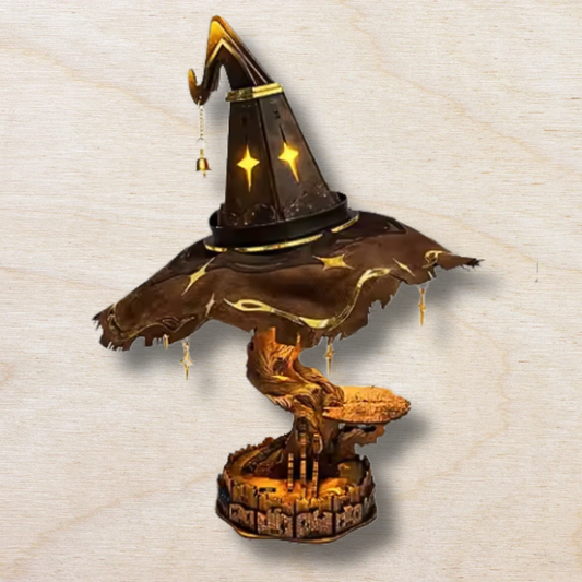 Puzzle 3D en bois : Chapeau Magique
