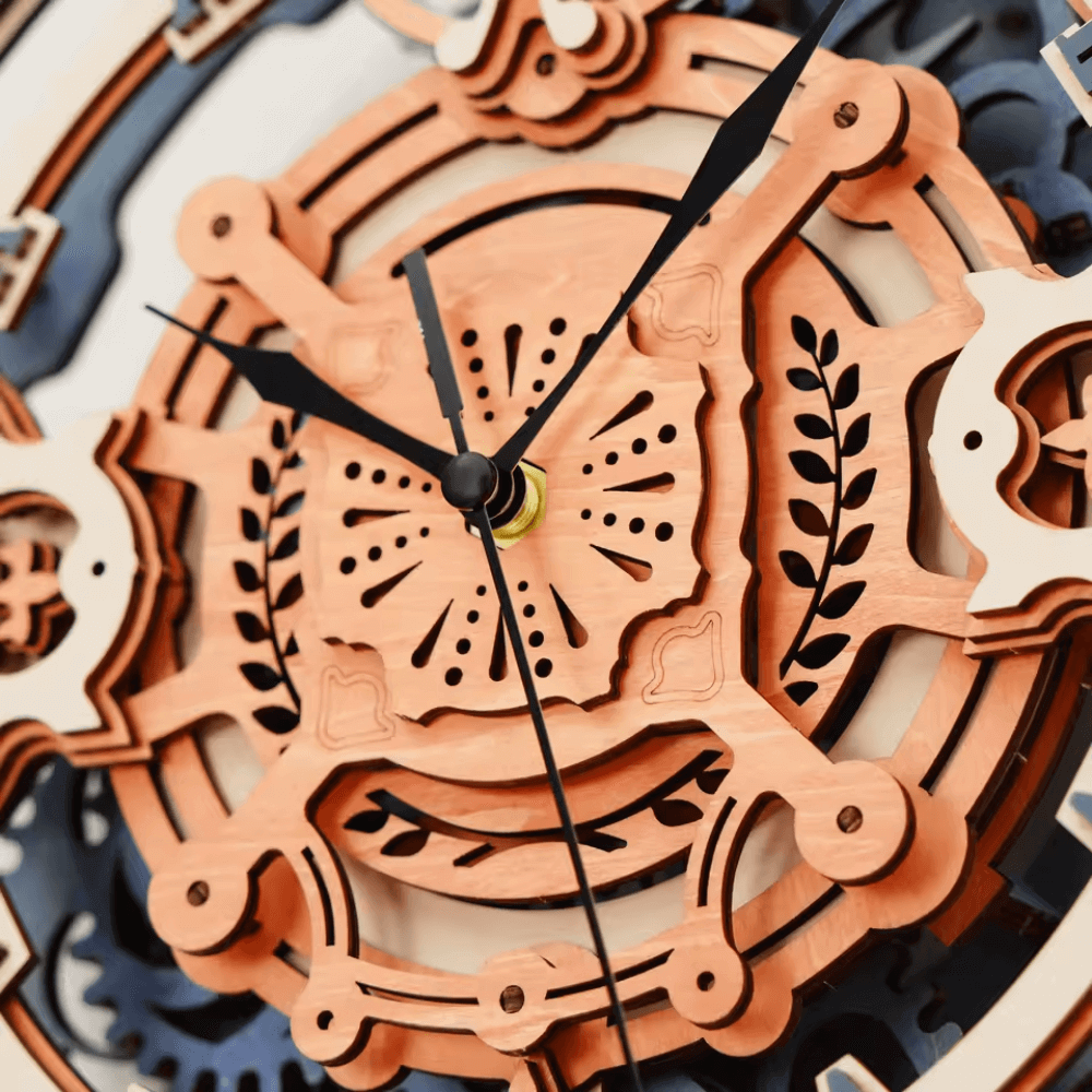Puzzle 3D Bois Horloge Mécanique Renaissance EcoCraft