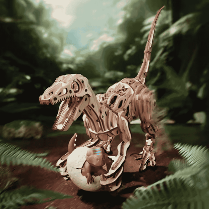 Maquette en bois Velociraptor
