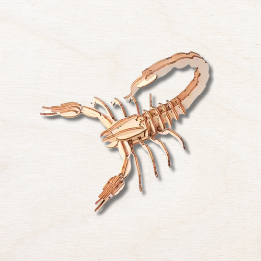 Puzzle animaux en bois : scorpion