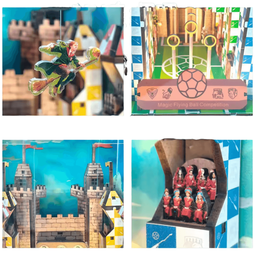 Book Nook Quidditch EcoCraft