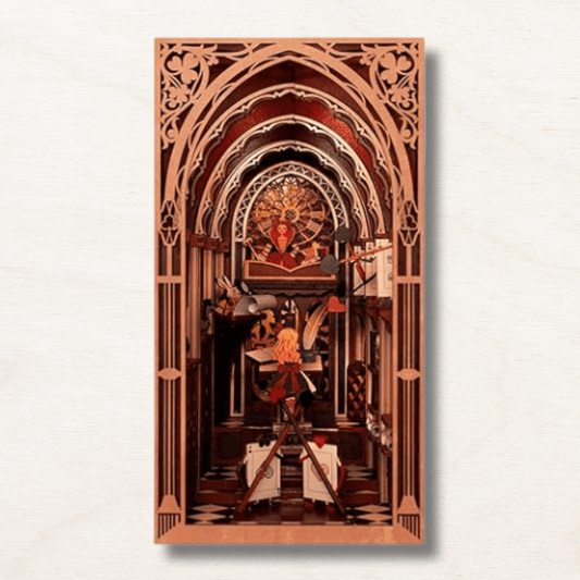 kit DIY book nook alice evidence 6-8h collection premium cadeau fan alice victorien gothique