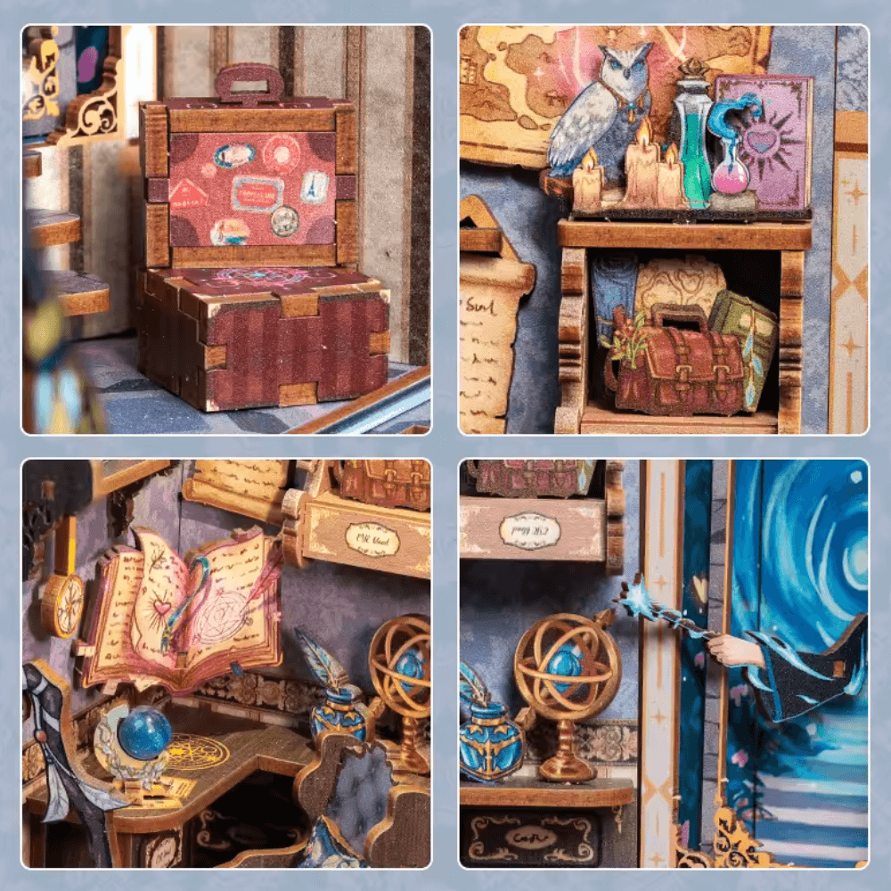 Maison Miniature en bois merlin l'enchanteur EcoCraft