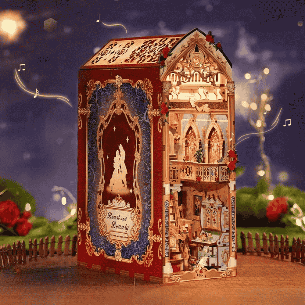Book nook :  la belle et la bete EcoCraft