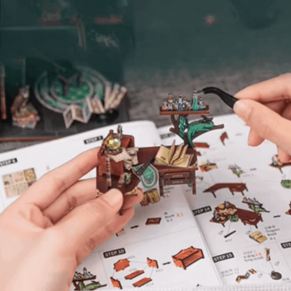 Book Nook Serpentard EcoCraft