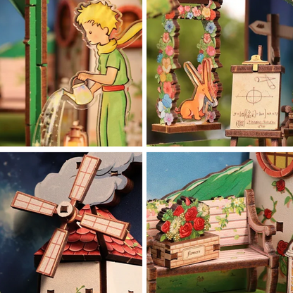 Book Nook Petit Prince : My One and Only Rose