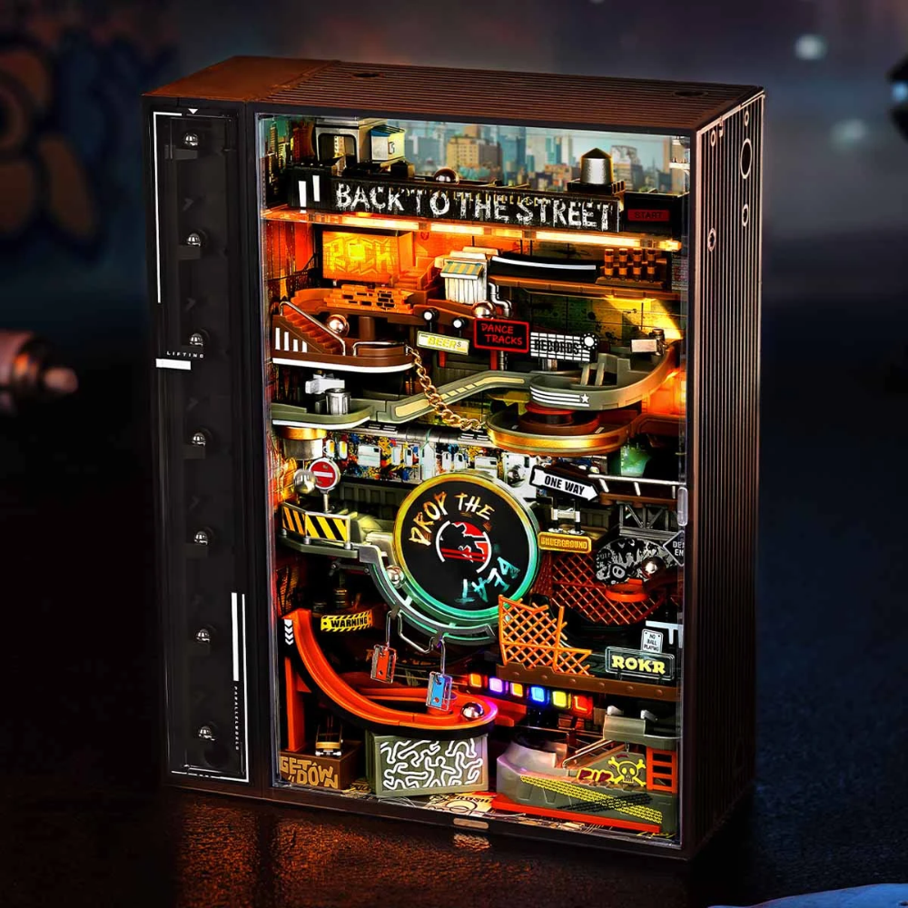 Book Nook Cyberpunk : Hip hop Street