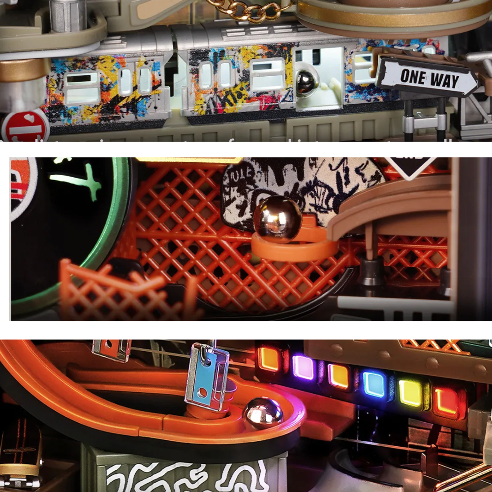Book Nook Cyberpunk : Hip hop Street