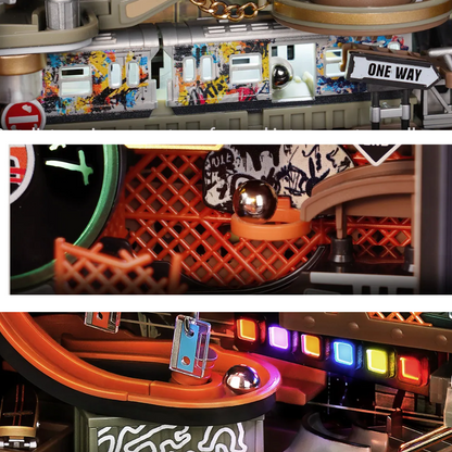 Book Nook Cyberpunk : Hip hop Street