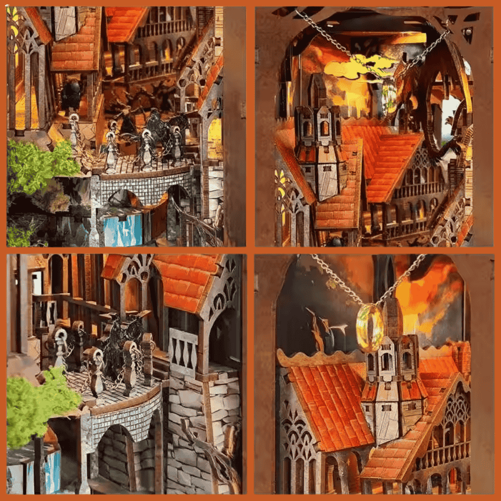 book nook style lord of the rings