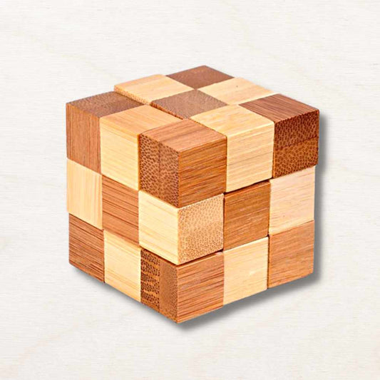Casse tête en bois - Rubik's Cube 3x3x3 !